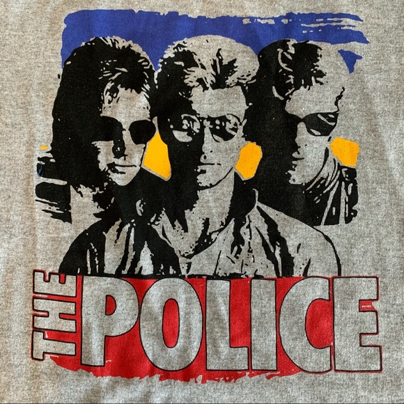 NWOT, The Police, Logo Rock Band T-shirt, size M - Picture 2 of 4